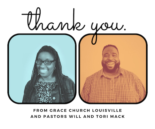 2020 Reflection and Thank You Newsletter from Grace Church in Louisville, KY