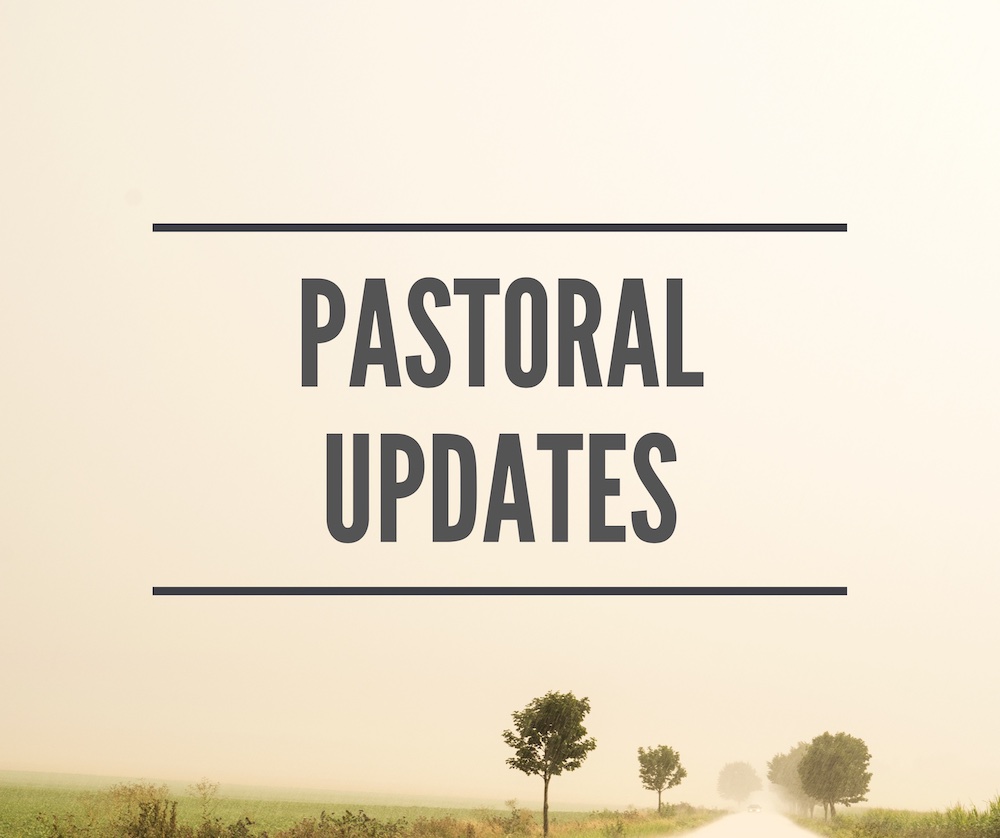Pastoral Updates - January